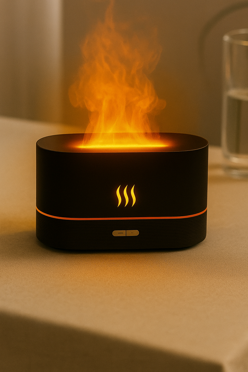 Diffuseur de Flamme LED – Ambiance Relaxante & Aromathérapie FlameZen™